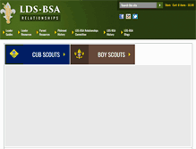 Tablet Screenshot of ldsbsa.org